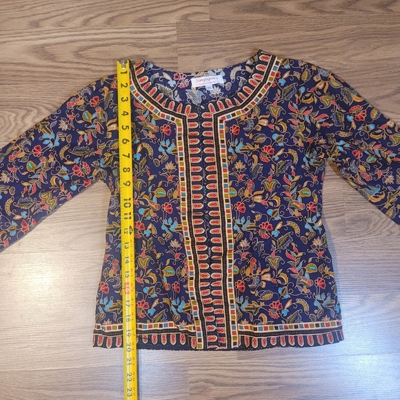 Colorful Floral Patterned Jacket - Picture 9 of 11